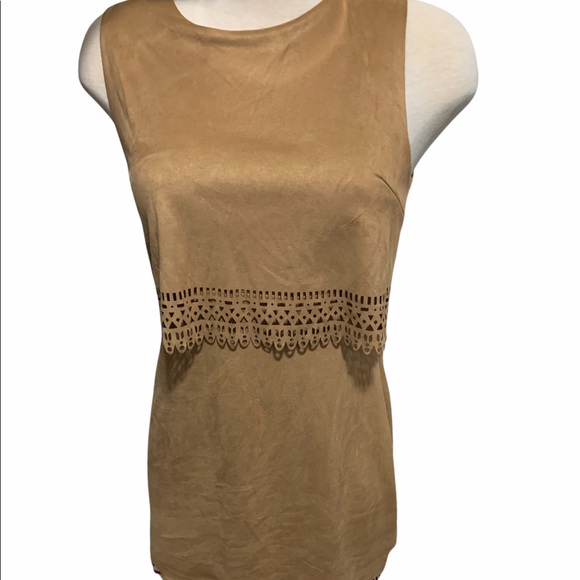Cisna Pocahontas Native American brown suede sheath dress - Picture 1 of 3